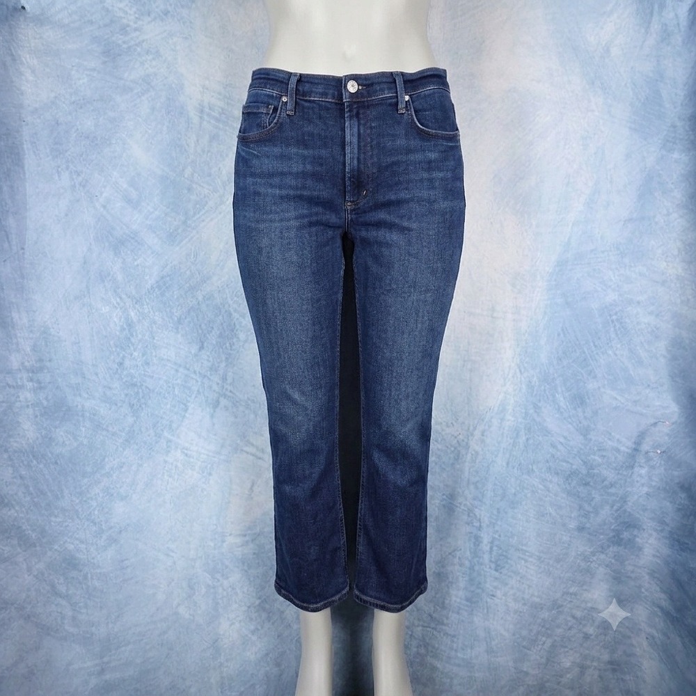 Citizens of Humanity Isola Cropped Bootcut Jeans Dark Wash 30 Premium Vintage